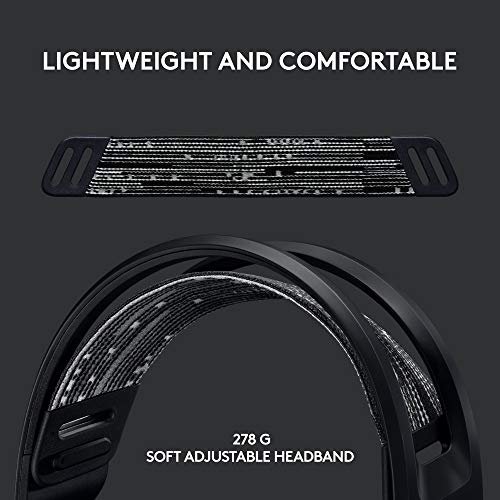 Logitech G733 Lightspeed Wireless Gaming Headset - Black - color: Black