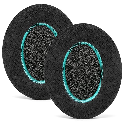 WC Freeze - Cooling Gel Earpads for ATH M50X / SteelSeries Arctis/HyperX | Made by Wicked Cushions | Fits SteelSeries Arctis, ATH M50X, Turtle Beach Stealth & More. Cooler for Longer | Speedracer Cyan - color: Speedracer Cyan