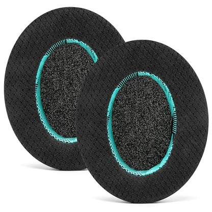 WC Freeze - Cooling Gel Earpads for ATH M50X / SteelSeries Arctis/HyperX | Made by Wicked Cushions | Fits SteelSeries Arctis, ATH M50X, Turtle Beach Stealth & More. Cooler for Longer | Speedracer Cyan - color: Speedracer Cyan