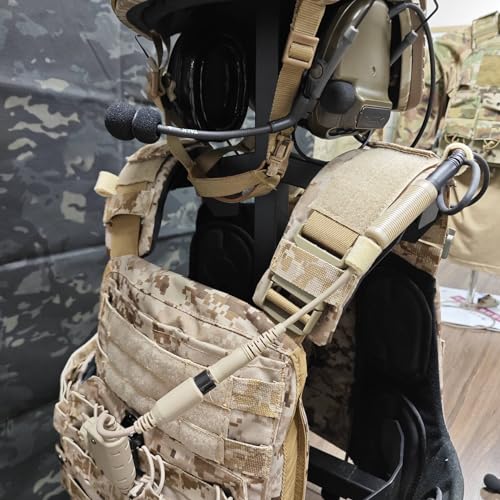 U94 PTT 2 Pin K-Plug & U-174 Cable for Tactical Headset UV5R
