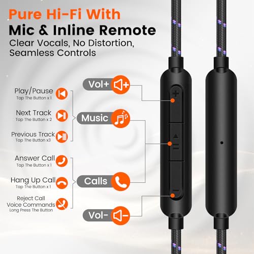 Balanced HiFi IEM with 3.5mm+USB C,Wired Gaming Earbuds,in Ear Monitor Headphones with Mic,Noise Isolating,Deep Bass/Rich Mids/Clear Highs for Apple iPhone 15 16 17/IPad/Mac/PC/Laptop/Xbox/PS5/Switch - color: Black