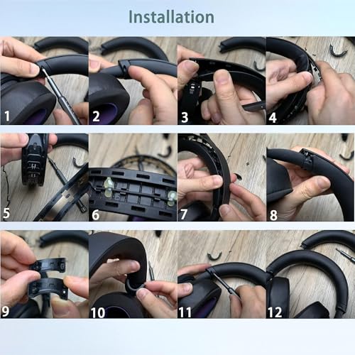 Xbox Earpads and Headband Cover Compatible with Microsoft Xbox Wireless/Xbox Stereo/Xbox 20th Anniversary Special Edition Headsets(Cooling Gel and Memory Foam Ear Cushions)