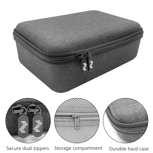 Musiin Custom Audio Interface Case Compatible with SSL2+ MKII OTG(Grey) | Fitted EVA hardshell case with soft lining, handle and dual zippers. - color: SSL2 Grey