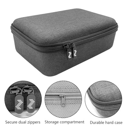 Musiin Custom Audio Interface Case Compatible with SSL2+ MKII OTG(Grey) | Fitted EVA hardshell case with soft lining, handle and dual zippers. - color: SSL2 Grey