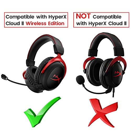 Microphone for HyperX Cloud II Wireless Gaming Headset, with Mute Indicator