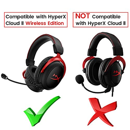 Microphone for HyperX Cloud II Wireless Gaming Headset, with Mute Indicator