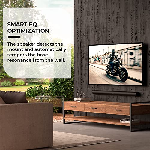 HumanCentric Wall Mount for Sonos Arc & Arc Ultra Sound Bar - Black | Mount Under TV, Floating Style, Hidden Design, Hardware Included. Fits Sonos Arc & Arc Ultra Only.