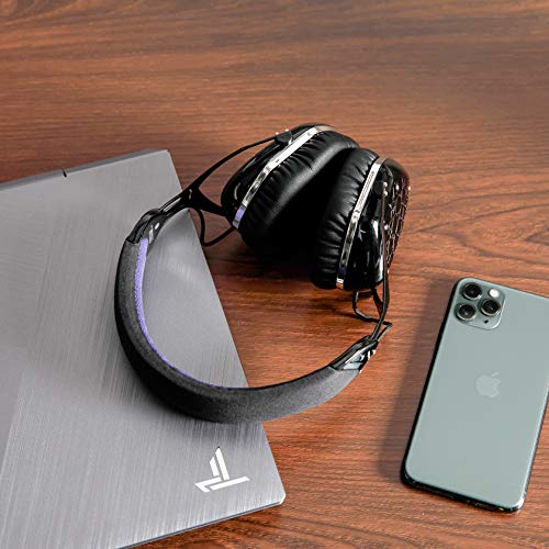 WC PadZ Vmoda - Replacement XL Ear Pads for Vmoda M100 & Crossfade | Made by Wicked Cushions | Soft Leather, Luxurious Memory Foam, Added Thickness, Enhanced Noise Isolation | Black