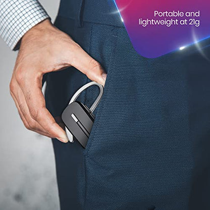 Poly Plantronics CS540 Wireless Office Headset - for SoundPoint VoIP Phones: IP320, IP321, IP330 and IP331 - Electronic Remote Answerer/Disconnect (EHS) and Adapter Included