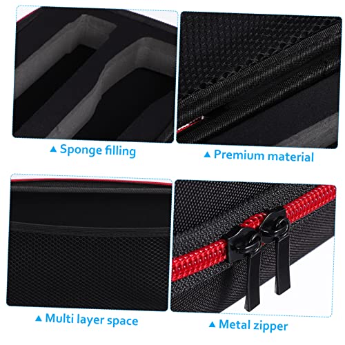 Microphone Storage Bag with Zipper Closure for Accessories Dual Sided Storage for Microphones Gear Includes Windscreen Covers Slip Rings
