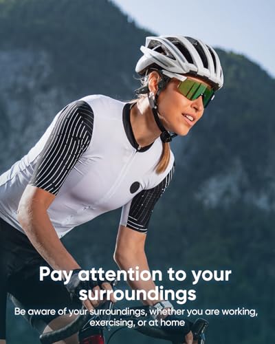 IP68 Waterproof Wireless Earphones, Bluetooth 6.0 Open Earphones, Swimming Headphones Bone Conduction Headphones, Underwater Headphone for Swimming, Running, Cycling