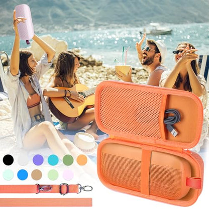 Lebakort Hard Case Compatible with Bose New SoundLink Flex 2nd Gen/Bose SoundLink Flex Portable Speaker (Sunset Peach) - color: Sunset Peach