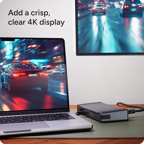 ZAGG 9-Port Hub – 2 USB-C, 2 HDMI (4K 60Hz), 1 USB-A (10Gbps), Ethernet, Audio Jack, SD & MicroSD Card Readers - Multi-Device Connectivity for iPadOS, ChromeOS, Android, Windows - style: 9-Port Hub
