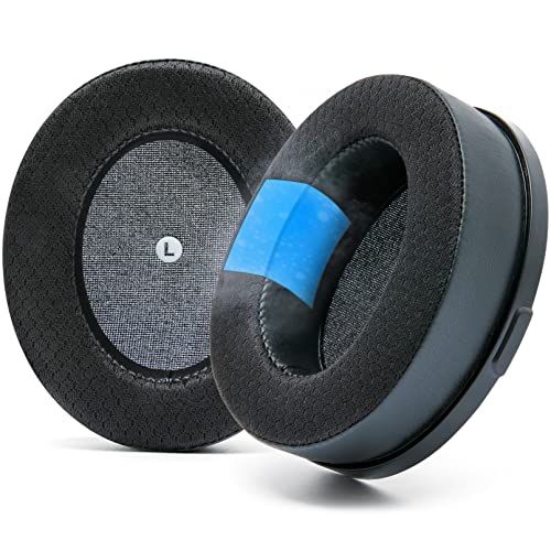 WC Freeze Penrose - Cooling Gel Earpads for Audeze Penrose & Mobius | Made by Wicked Cushions | Hybrid Fabric, Improved Durability, Thickness & Sound Isolation | Black - color: Black