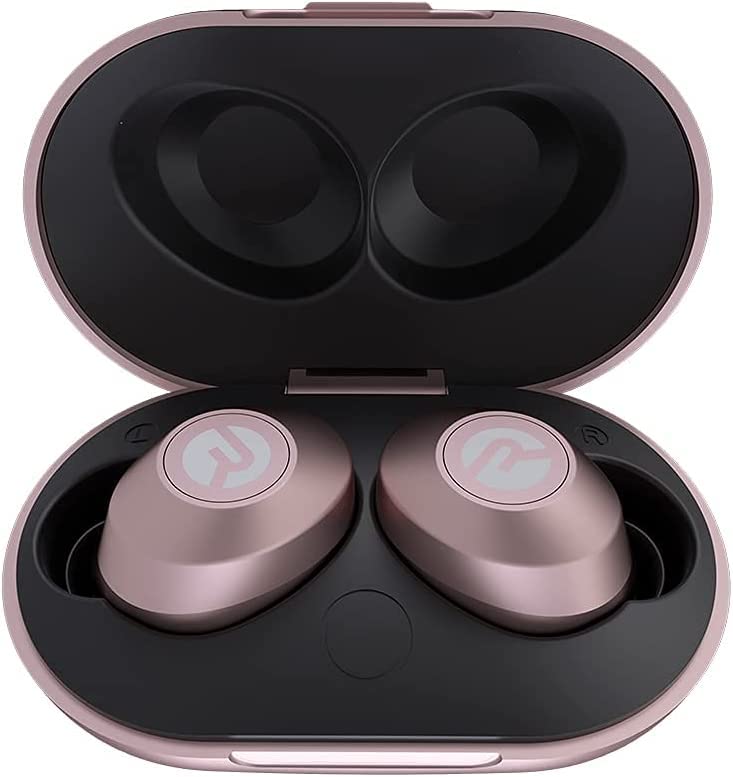 Raycon Everyday Bluetooth Wireless Earbuds with Microphone - Active Noise Cancelling, Sweat & Water-Resistant Earphones, Ear Buds Wireless Bluetooth Up to 32 Hours Playtime (Rose Gold) - color: Rose Gold