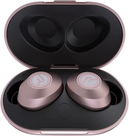 Raycon Everyday Bluetooth Wireless Earbuds with Microphone - Active Noise Cancelling, Sweat & Water-Resistant Earphones, Ear Buds Wireless Bluetooth Up to 32 Hours Playtime (Rose Gold) - color: Rose Gold