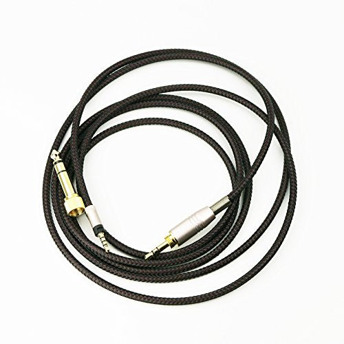NewFantasia Replacement Audio Upgrade Cable for Sennheiser HD4.40, HD4.50, HD4.30i, HD4.30G Headphones 200cm/6ft - size: 2meters