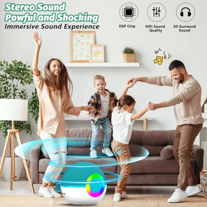 Mini Karaoke Machine Speaker for Kids Adults, Portable Bluetooth Microphone Song Toys with LED Light, Best Chritmas Birthday Festival Gift for 3 4 5 6 7 8+ Year Old Girls Boys (Green-2MIC) - color: Green-2Mic