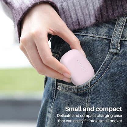 TOZO A1 Wireless Earbuds Bluetooth 5.3 Light Weight in Ear IPX5 Waterproof Headphones 2 Mic for AI Calls, Immersive Premium Sound Bass Headset with Charging Case, 32 Presets EQ Customization via App - color: Matter Pink