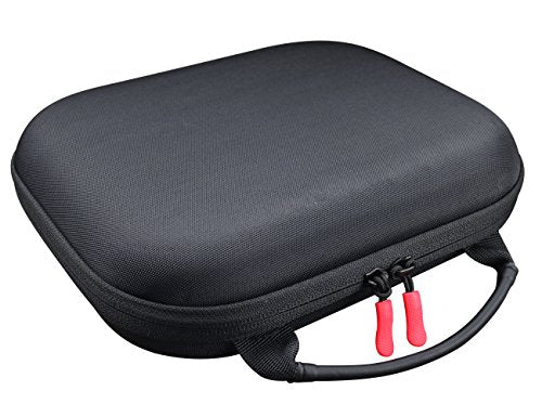 Case for Sony WH-1000XM5, WH-1000XM4, WH-XB910; JBL Live 650BTNC; ATH-M50X, ATH-M50, ATH-MSR7GM, MSR7NC, MSR7BK, ANC7/9/29, ESW9; BeoPlay H2, H6, H7, H8, H9 - color: Black with red lining