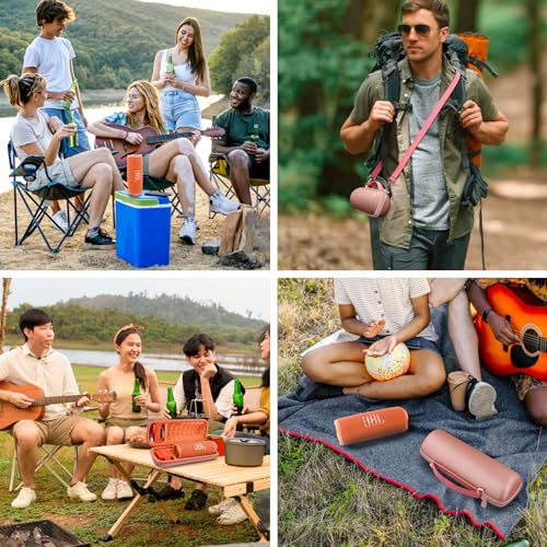 Hard Case for JBL Flip 7 Portable Wireless Bluetooth Speaker - color: Golden Oranger Case