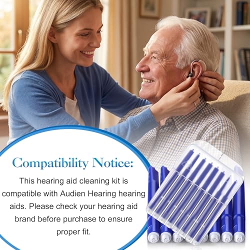 Hearing Aid Cleaning kit, Compatible with Audien Hearing Supplies