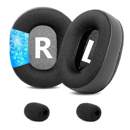 Ear Force Stealth 700 Cooling Gel Earpads Replacement Compatible with Turtle Beach Ear Force Stealth 700, 450, 420X, 600, 500P, PX3,PX5,X12,Ear Force XO Seven Gaming Headset Ear Pads Cushions Black