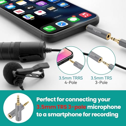 3.5mm TRS to TRRS/TRRS to TRS Audio Adapter 2 Pack - color: 3.5mm TRS to TRRS / TRRS to TRS, size: 2 Pack
