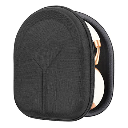 Geekria Shield Headphones Case Compatible with Bose QC Ultra II, JBL Live 650BTNC, B&O Beoplay H100, Replacement Protective Hard Shell Travel Carrying Bag with Cable Storage (Black)
