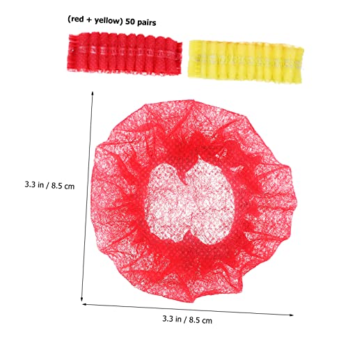 Toyvian 100Pcs Disposable Non Woven Microphone Covers Removable Windscreen for Music Studios and Ktv Breathable Design Microphone Protection Convenient and Sanitary