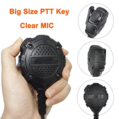 Radio Mic for Motorola Walkie Talkies XPR 6350 6550 XPR 7350 7550e APX 4000 6000 APX 7000 8000 XiR P8200 XiR P8208 XiR P8260 XiR P8268 Motorola Radio Earpiece Shoulder Microphone Push to Talk