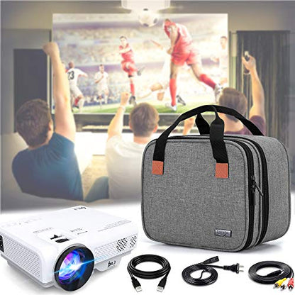 LUXJA Carrying Bag Compatible with DR.J Mini Projector, Gray - color: Gray