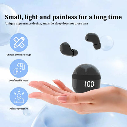 Smallest Invisible Mini Earbuds Wireless Bluetooth，Low Profile Micro Smallest Tiny Discreet Hidden Earbuds for Work，Invisible Sleep Wireless Earphone IPX5 Waterproof