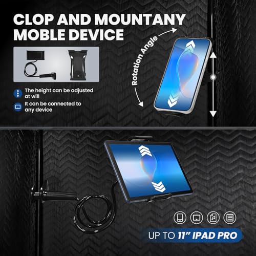XL Portable Vocal Booth,Recording Booth Sound Booth for Recording Echo-Free Vocals Complete Home Recording Studio Foldable with Travel Bag for Voiceovers, Podcasts & Music (XL)