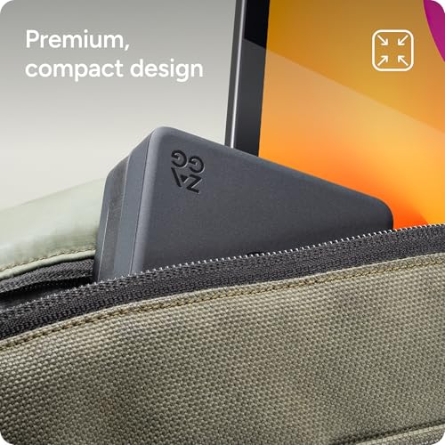 ZAGG 4-Port Hub with Wireless Charging - USB-C PD 100W, HDMI 4K, USB 10Gbps, High-Speed Charging & 4K Display, for Travel, Compatible w/Windows, macOS, iPadOS, ChromeOS, Android - style: 4-Port Hub w/ Wireless Charging