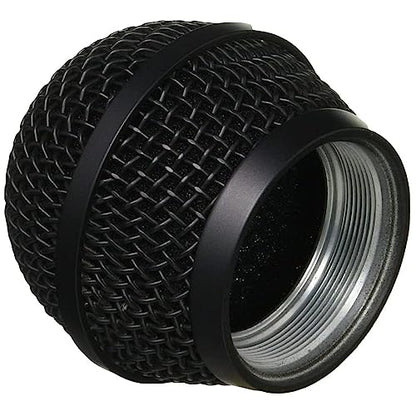 2 Pack Microphone Replacement Grille, Fits for Shure PG48, PG58, PGX2, BLX288, PG24 Mic Head Cover, Microphone Ball Head Mesh Grill Black