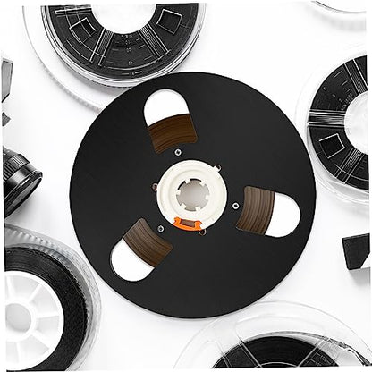 KICHOUSE Audio Take up Reel Aluminum Alloy Empty Tape Reel Recorder Accessory Low Noise High Output for Recording