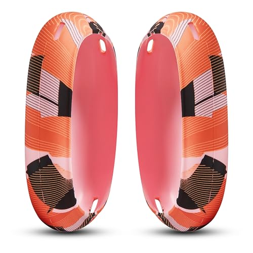 WC ShellZ Max - Protective Shell Covers for AirPods Max 1 & 2 | Made by Wicked Cushions | Made with Premium Silicone | Orange Prism - color: Orange Prism