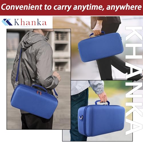 khanka Bose SoundLink Max 스피커용 하드 보호 케이스, 블루 | EVA 하드 쉘, 액세서리 보관 포켓, 휴대가 쉬운 손잡이, 부드러운 내부 안감, 안전한 맞춤형 핏, 보호 케이스만 포함 - size: Bose Max Case