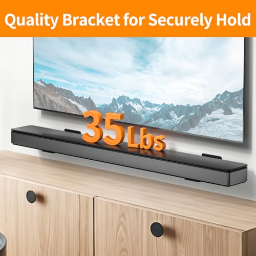 tiebutie Soundbar Wall Mount for Bose WB-300 SoundTouch 300 Sound Bar 300/500/550/600/700/900/950 Smart Ultra Bracket with Hardware Kit, Sound Bar Mount for Bose Soundbar Mounting Bracket Under TV