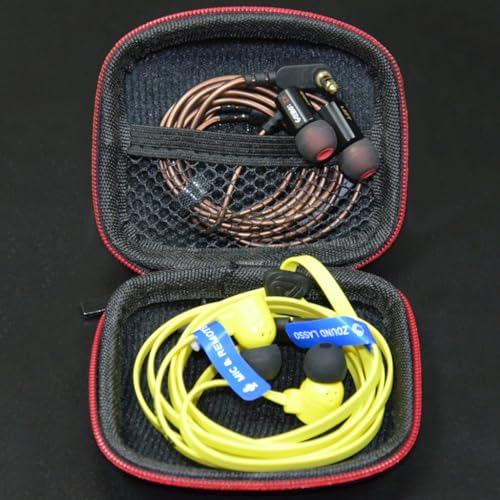 Compact EVA Earphone Carrying Box Zipper Pouch Headphone Storage Bag Earphone Carrying Pouch for Small Earphones