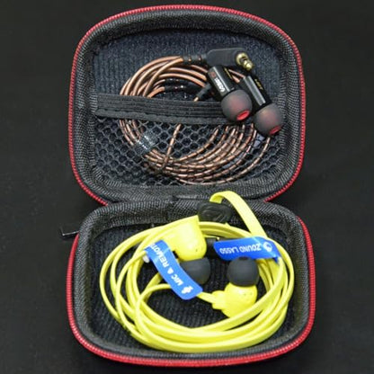 Compact EVA Earphone Carrying Box Zipper Pouch Headphone Storage Bag Earphone Carrying Pouch for Small Earphones