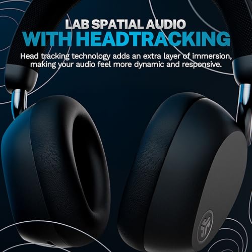 JLab, Epic Lux Lab Edition, Wireless Over Ear Headphones, Active Noise Cancelling, Hi-Res Audio, Graphite - color: Graphite