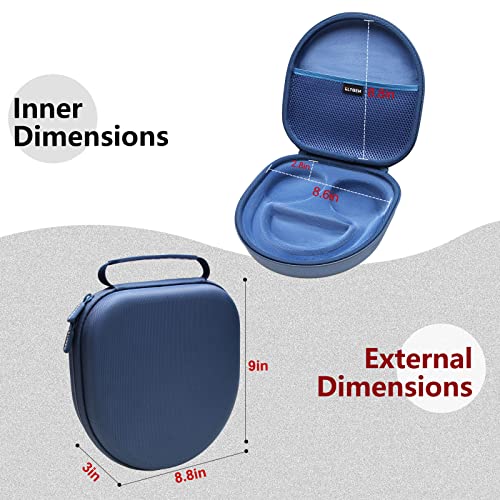 Case for Sony WH-CH720N/WH-CH520 Noise Canceling Wireless Headphones Blue | Hard Carrying Travel Case for Sony WH-CH720N/WH-CH520 Noise Canceling Wireless Headphones - color: Blue