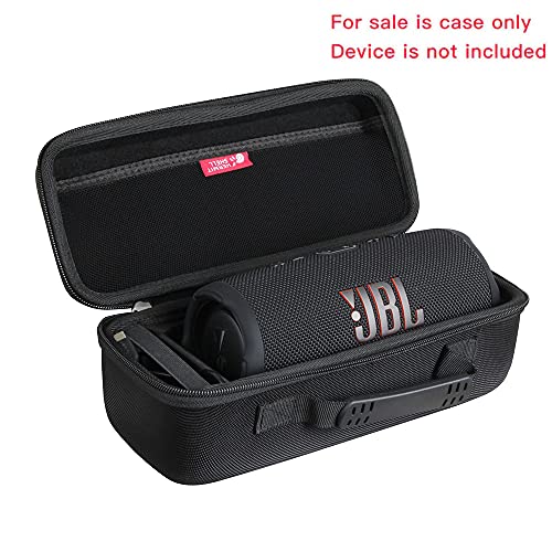 Hermitshell Travel Case for JBL Charge 6 / JBL Charge 5 / JBL Charge 4 Portable Bluetooth Speaker - color: Black
