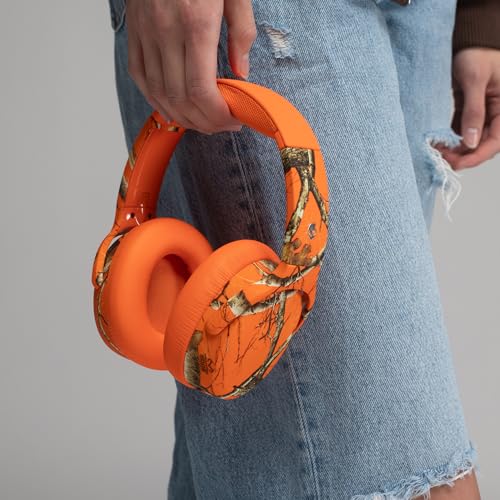 Skullcandy Crusher ANC 2 Wireless Headphones - Realtree Edge Colors Hazard | Multi-Sensory Crusher Bass, Over-Ear Fit, Noise Cancelling, 60 Hours Battery, Working Out, Gym, Travel, Study, Music, Gaming - color: Realtree EDGE Hazard