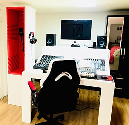 PORTABLE MINI VOCAL BOOTH, Red
