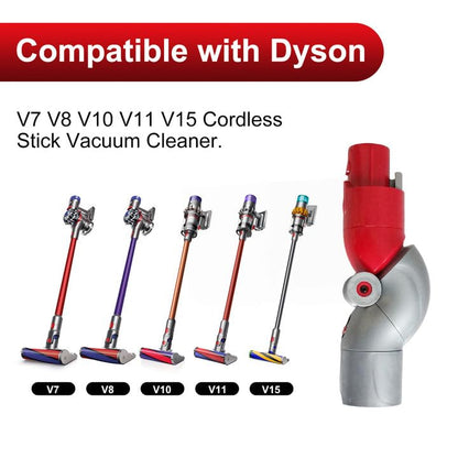 Vacuum Attachment Adapter, Quick Release Low Reach Adaptor Compatible with Dyson Conversion Head, Applicable to V7 V8 V10 V11 V15 Vaccum Cleaner, Accessories for Cleaning Under Sofas at Home