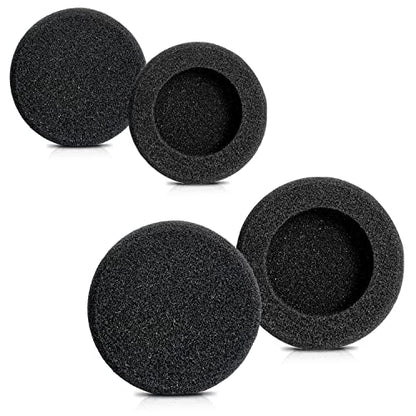 Plantronics Headset Ear Cushions Replacement Earpads Foam Ear Pads (4 Pack) | Work for Plantronics HW251N HW261N HW510 HW520 Blackwire C320 3210 3220 3320 Jabra PRO 920 930 Biz 1500 GN2000 Headphones