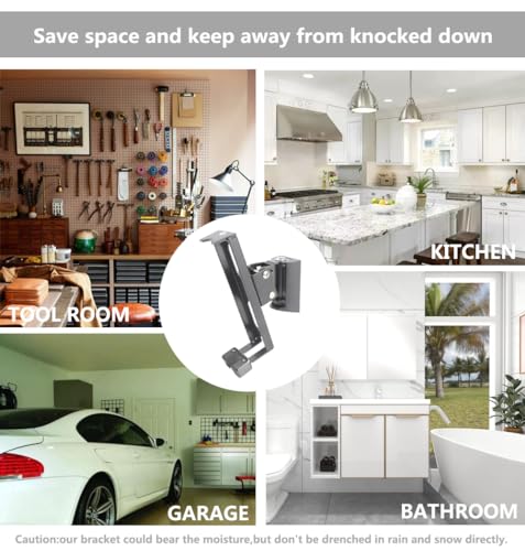 Wall Mount Bracket for SONOS ONE/SONOS ONE SL/SONOS Play 1 Speaker (Swivel and Tilt,Compatible with Both SONOS ONE/ONE SL/SONOS Play 1, Black Single pc) - color: BLACK, size: Single pc